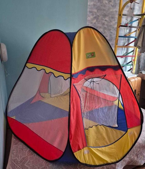 Дитячий ігровий намет-пірамідка для дітей 112x114x115 см