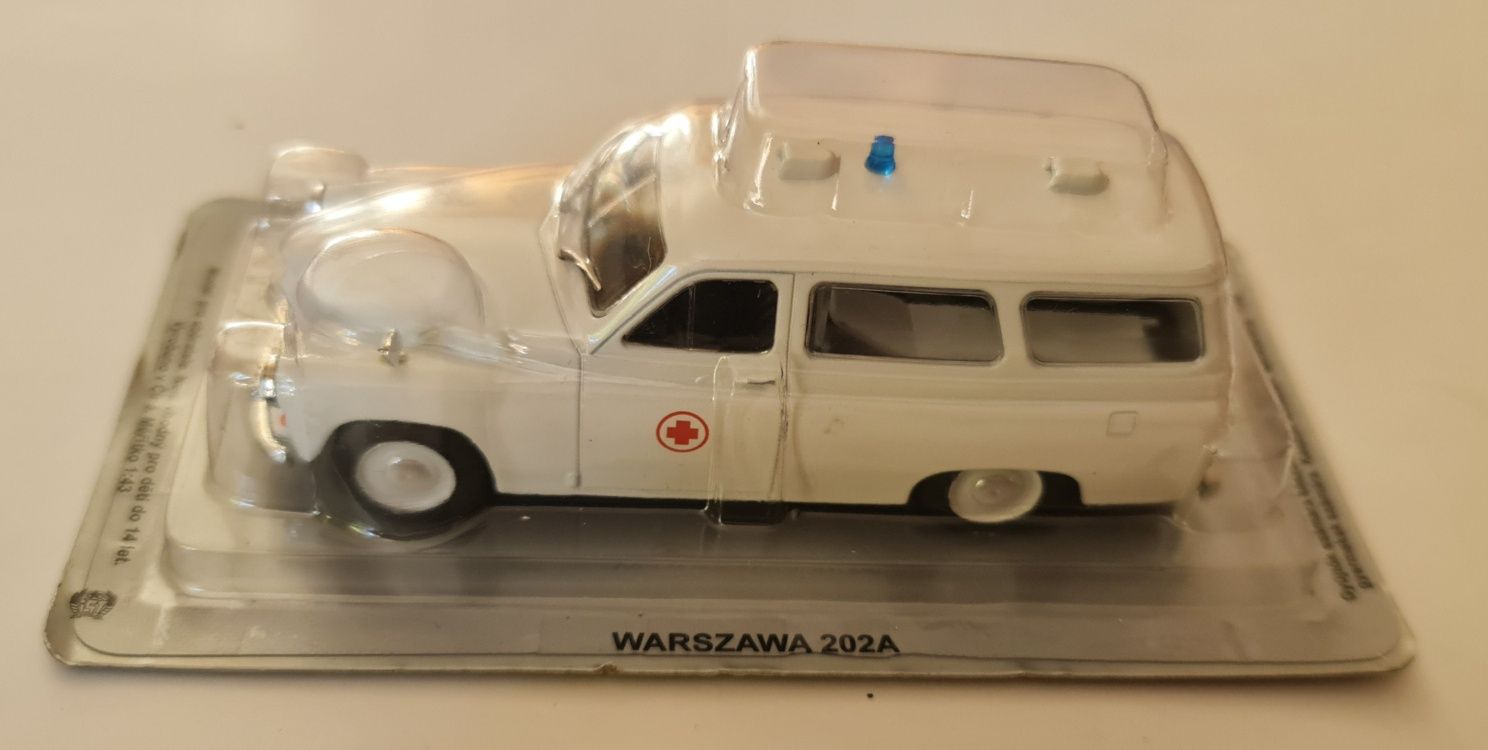 Warszawa 202 Ambulans Kultowe auta PRL Wydawnictwo Deagostini