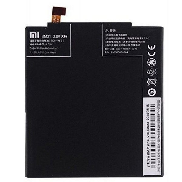 Xiaomi Bateria Bm31 Mi3/M3 Bulk 3050Mah