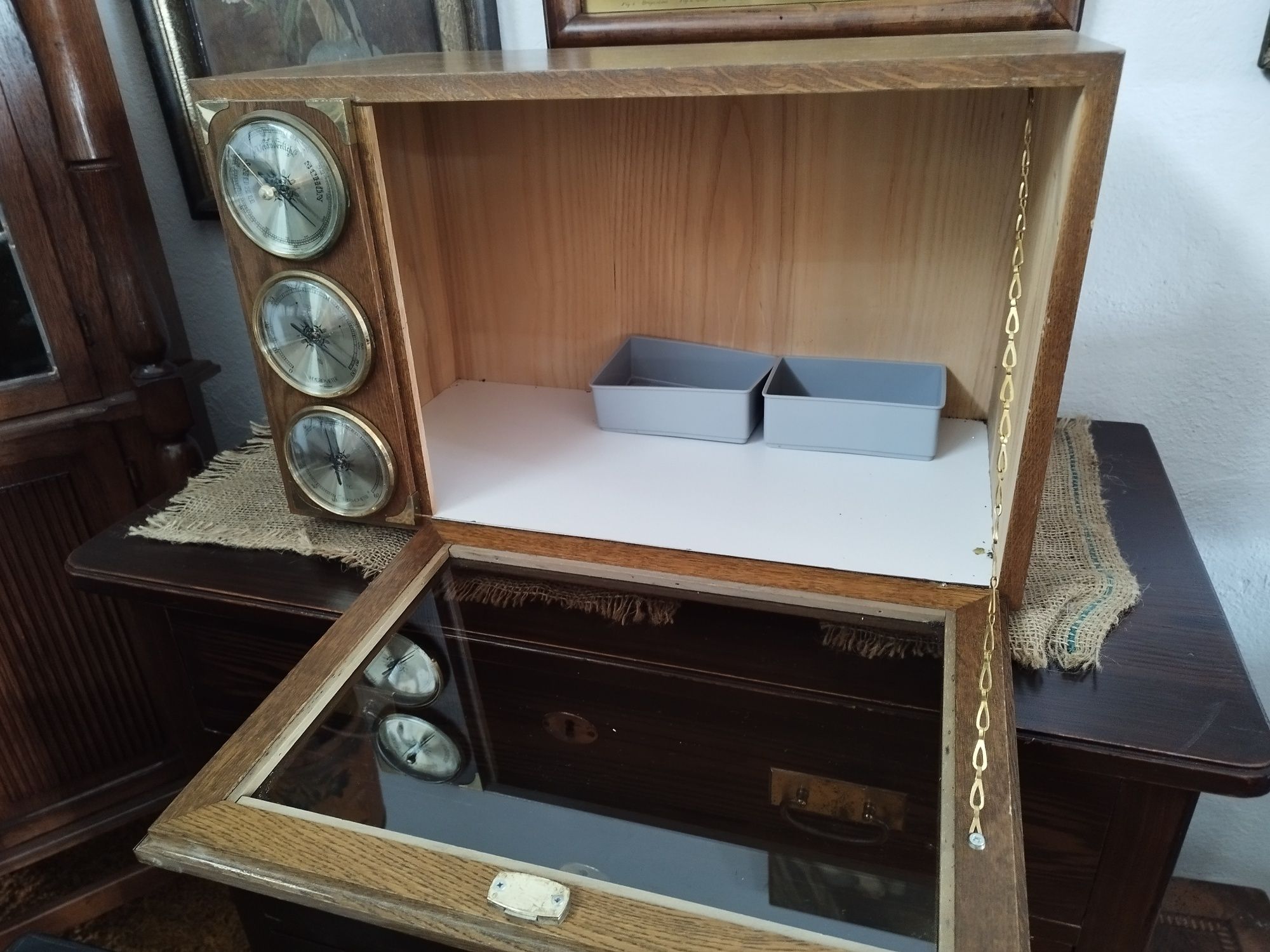 szafka drewniana na cygara Humidor VINTAGE