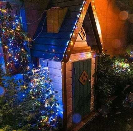 Fio LED SOLAR de Natal para exterior (7m)