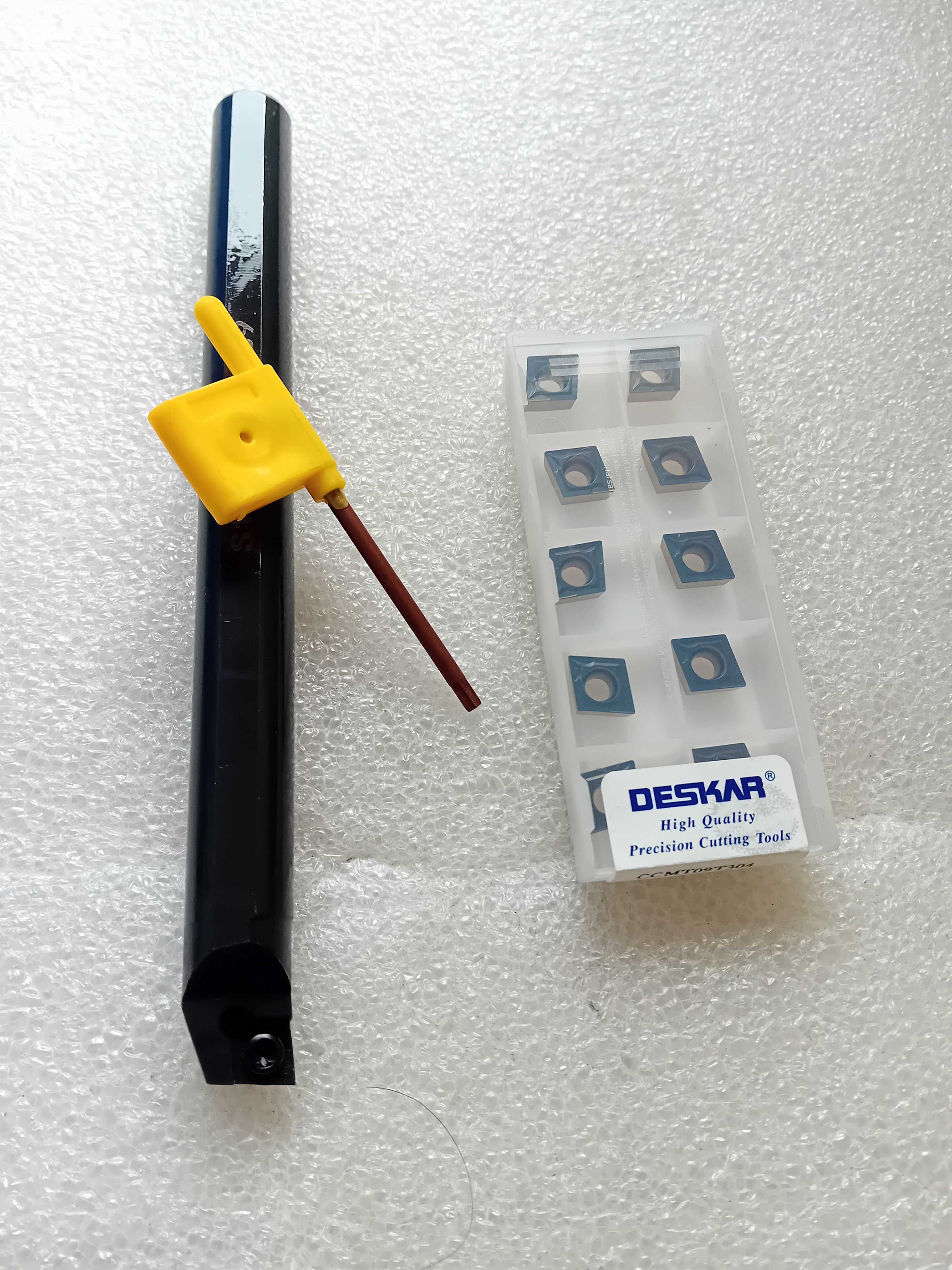 Buril p/  torno com diâmetro de 16mm +10 pastilhas Ccmt09