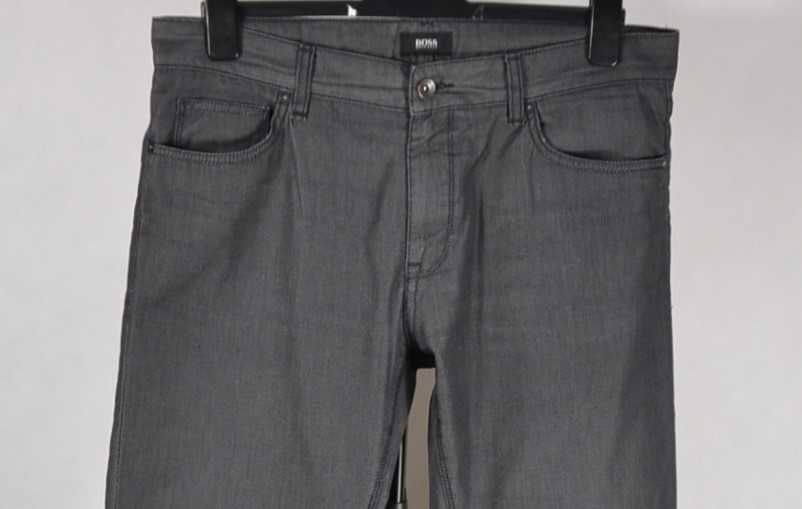 HUGO BOSS Maine3-10 Regular Spodnie Męskie 34/34 Super Stan Bawełna
