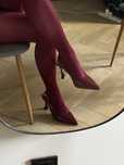 Burgundowe bordowe buty obcas 40r. Coquette alternative ibiza oldmoney