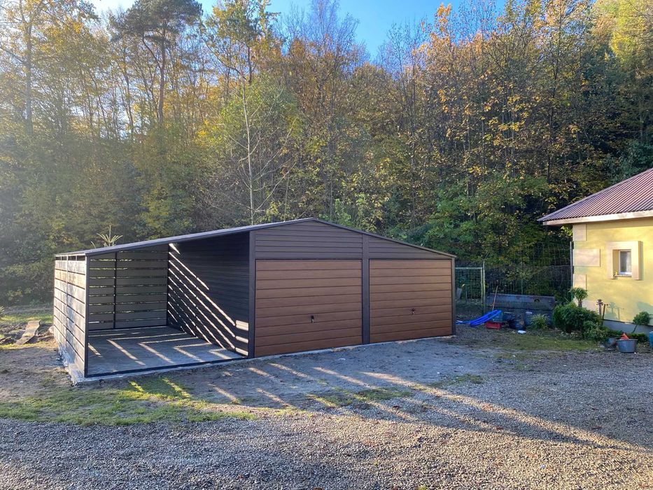 Garaże Blaszane Domki Ogrodowe Wiaty Śmietnikowe