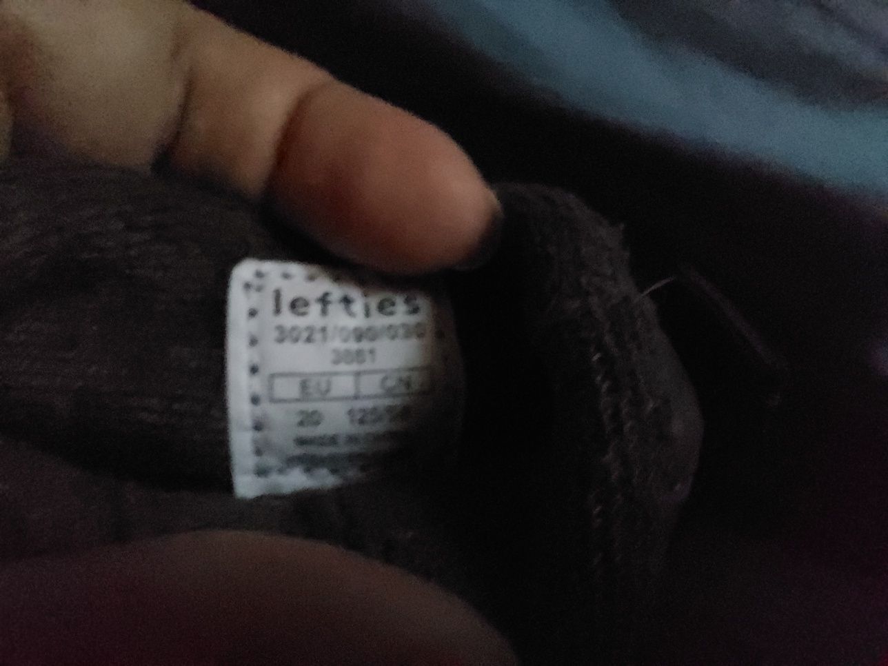 Bota bebé  nr20 lefties