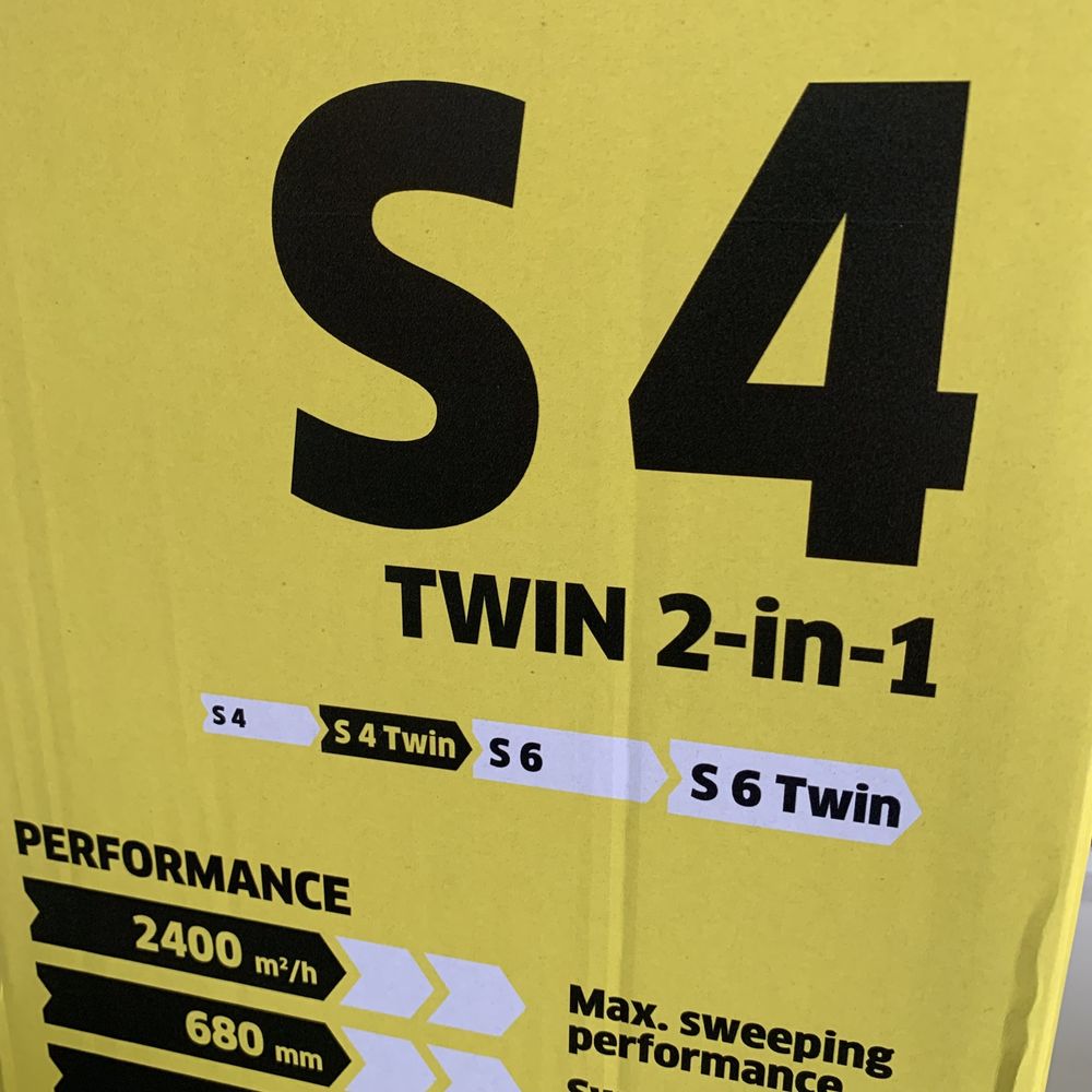 Karcher s4 twin 2 in1 підмітальна машинка подметальная замітарка