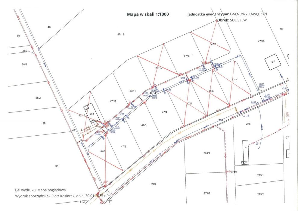 Działka budowlana Suliszew koło Skierniewic