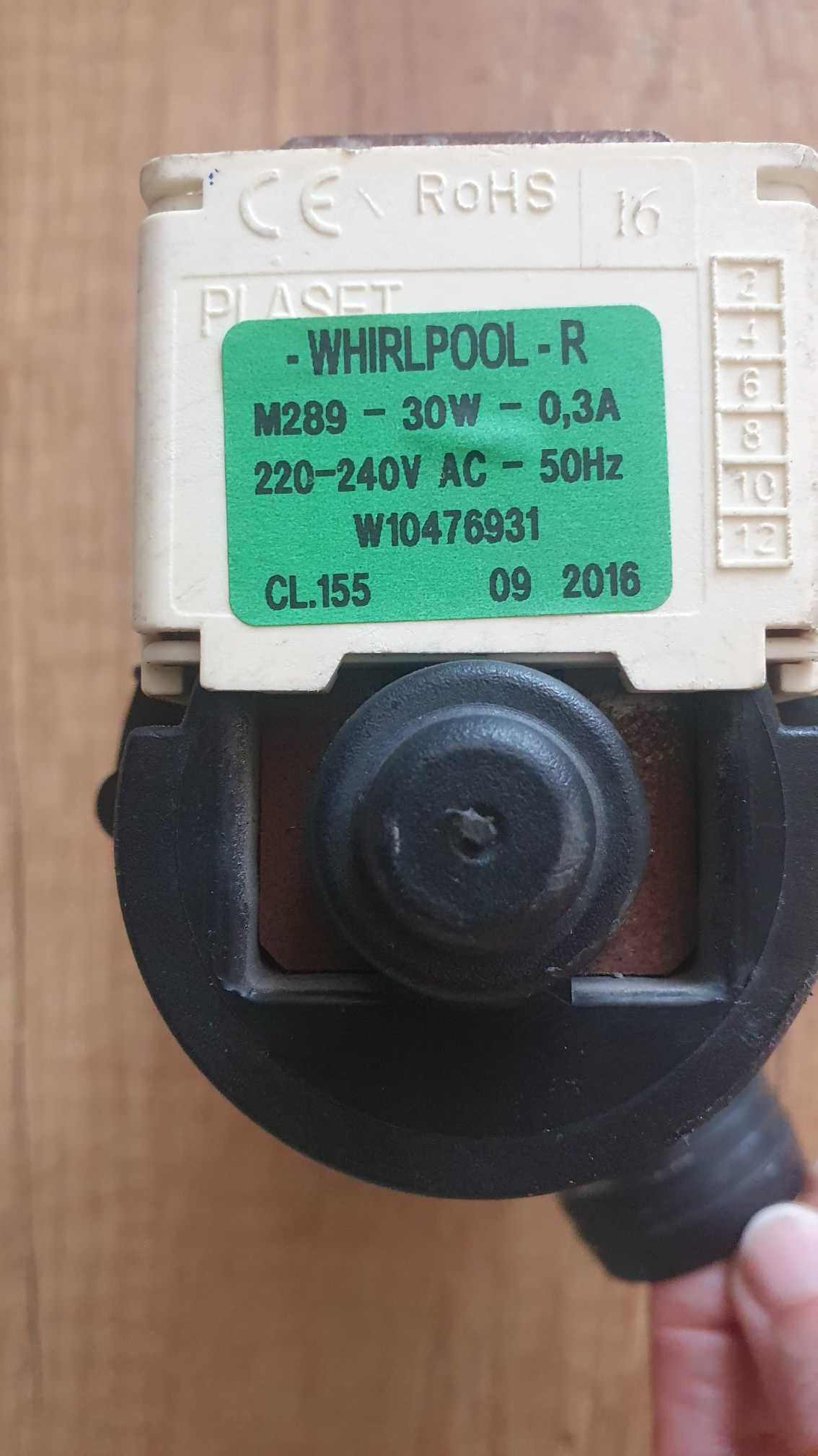 Pompa odpływowa do pralki Whirlpool