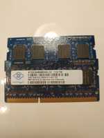 DDR3 Nanya 2 x 2 GB / 4 GB / 1333 MHz / 1Rx8 / Ram Laptopa / Sodimm