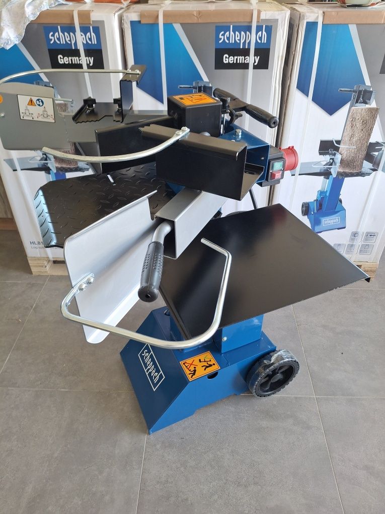 Łuparka hydrauliczna  do drewna Rębak  Scheppach HL810  8 ton Nowa