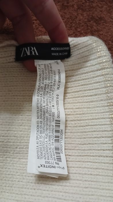 Шапка Zara 52 см. демисезона