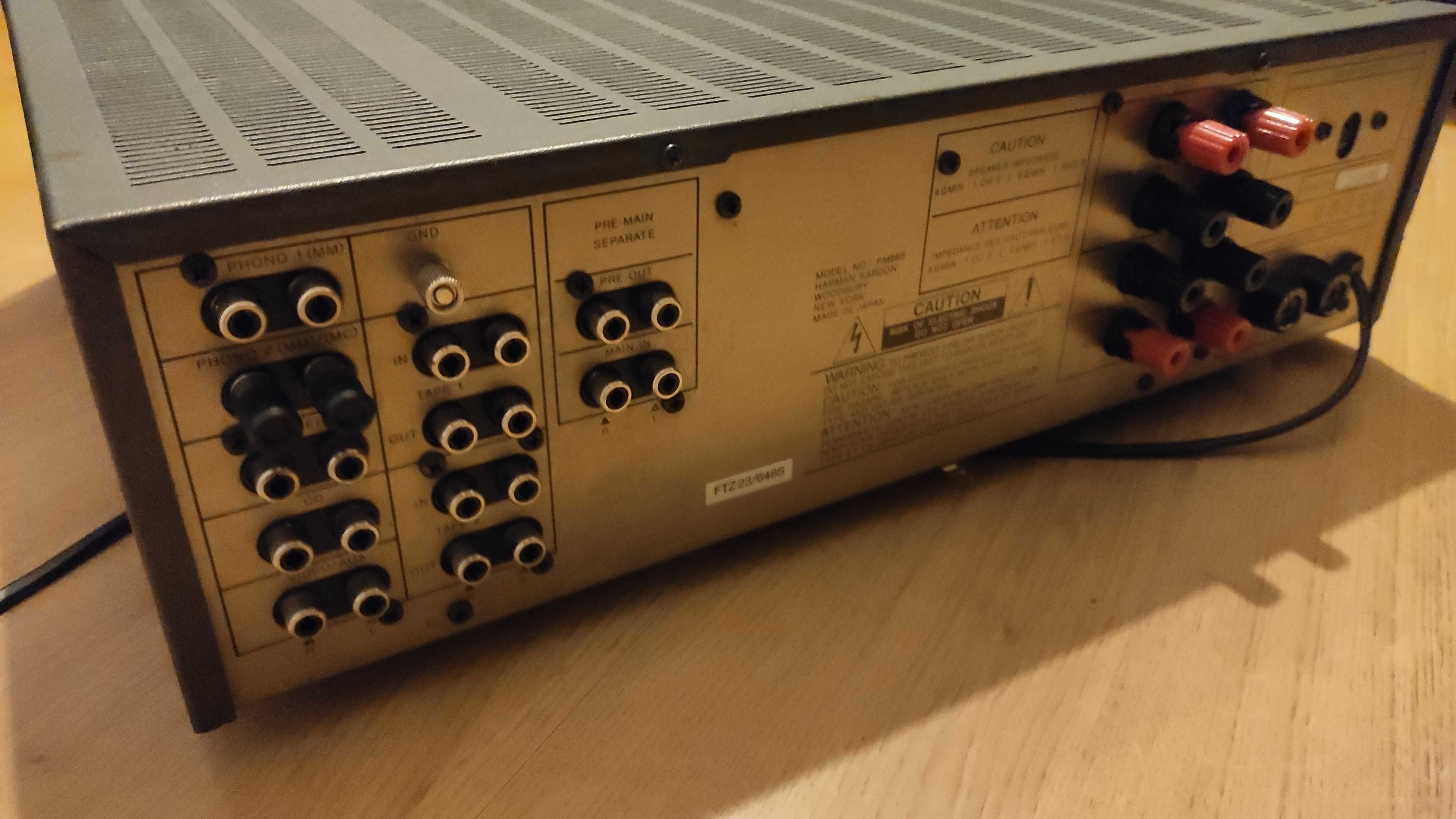 WZMACNIACZ HARMAN KARDON PM 665 najwyższy model dual mono