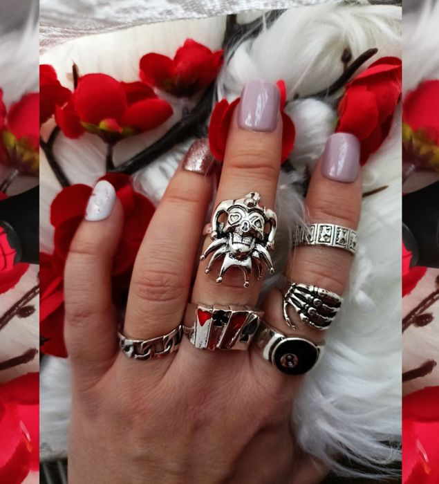 Zestaw pierścionków damskich, nowy