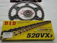 Kit Transmissao com corr. DID VX3 X-Ring Honda CR 250,CR 250 R de 1986 a 2008