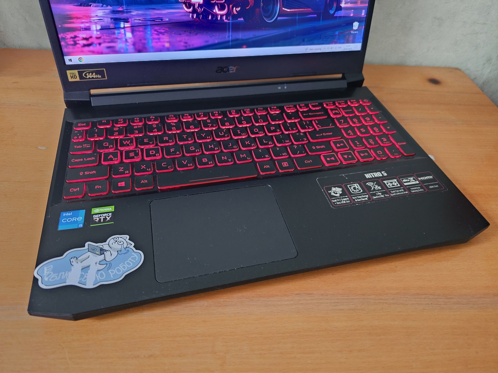 Срочно мощный 2к 165Hz RTX 3050Ti 16/512gb i5 11th игровой ноутбук