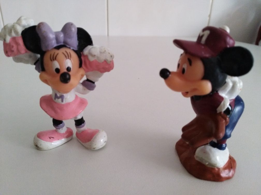 Mickey e companhia - figuras em pvc - Minnie, Donald, Daisy, Pateta e