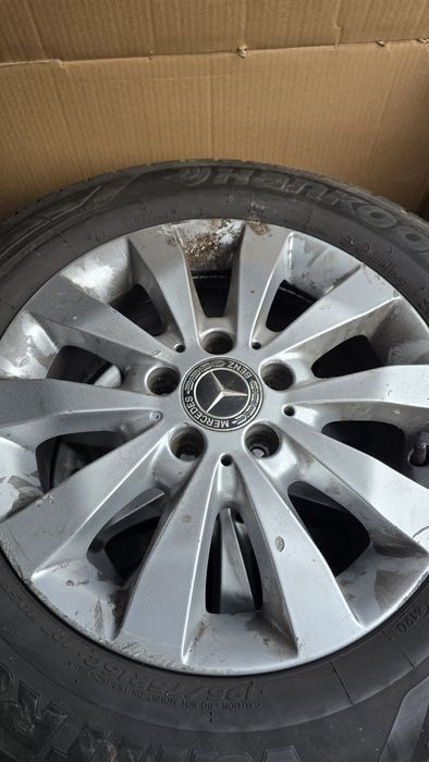 Kola felgi opony Mercedes W447 Vito V-klasa 195/75R16C kpl. 4sz