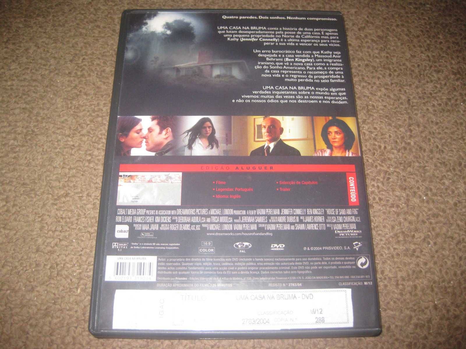 DVD "Uma Casa na Bruma" com Jennifer Connelly