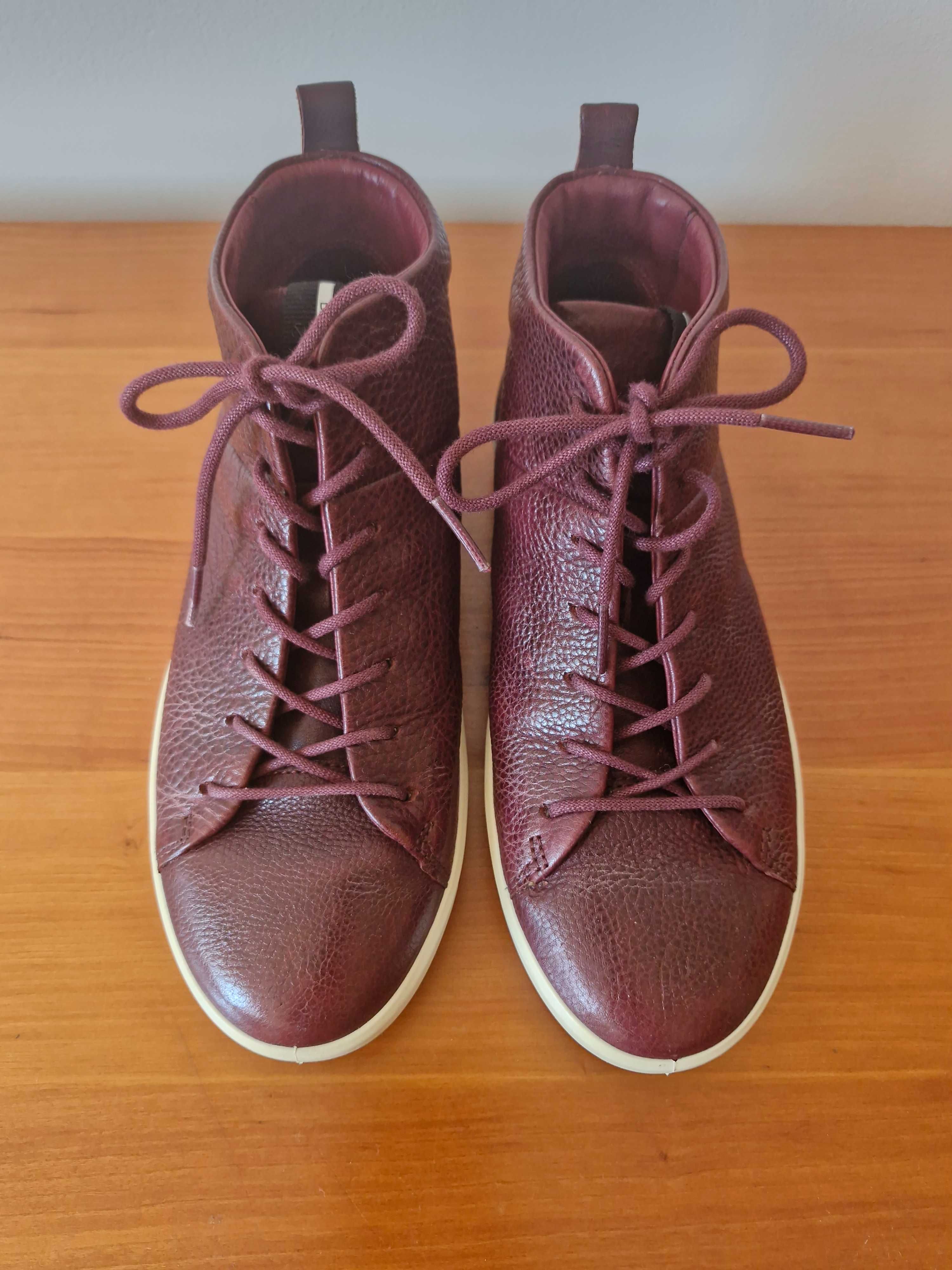 Buty Ecco Soft 36, bordowe