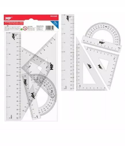 Zestaw geometryczny MP PA144P 4 elementy. MP. Nowy Produkt