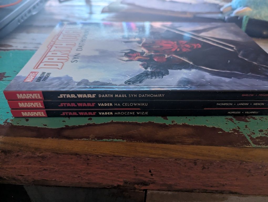 Star wars 3 komiksy: Vader mroczne wizje, na celowniku, darth maul syn