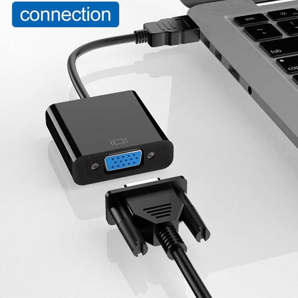 Adaptador HDMI para VGA, conversor, Full HD 1080p