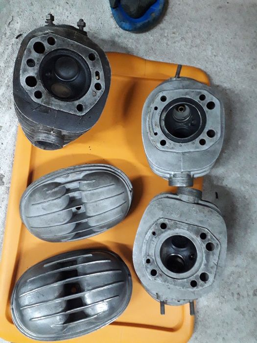 BMW R69 S cabeça de motor completa + interior de caixa de velocidades