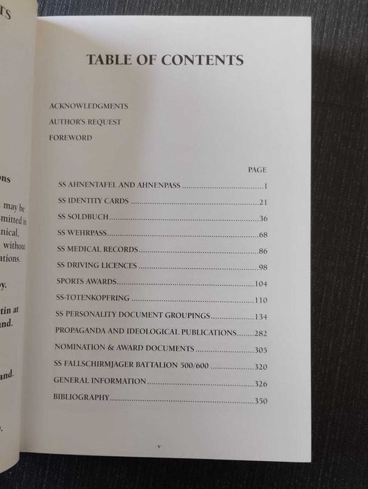 Справочник Личные документы ччленов СС. Personel documents of the SS.