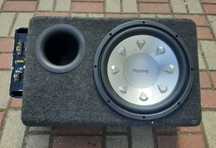 Tuba Subwoofer Skrzynia Basowa Peiying  + Wzmacniacz BOSCHMANN