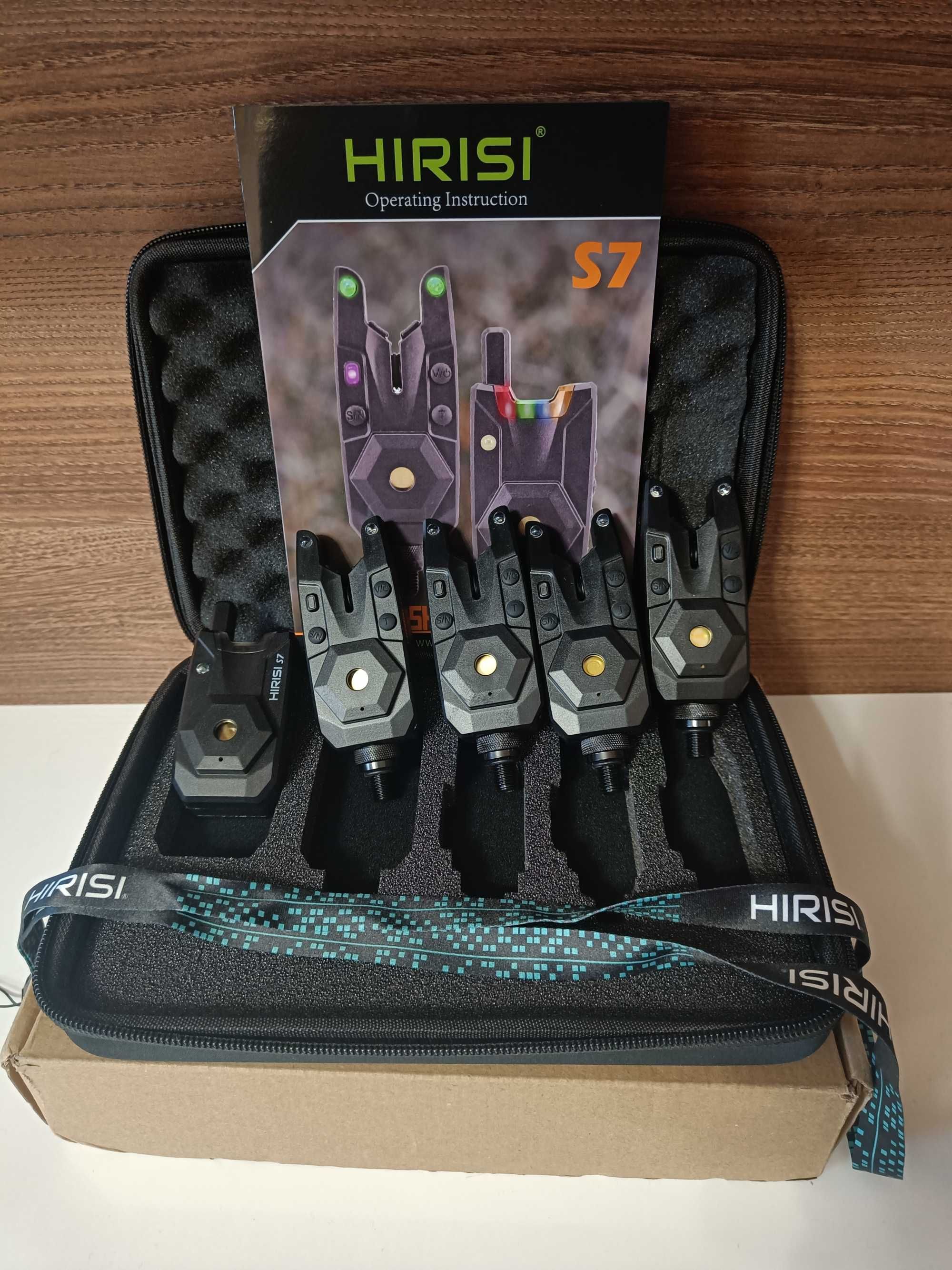 Сигналізатори кльову Hirisi  S7  ( 4+1 )