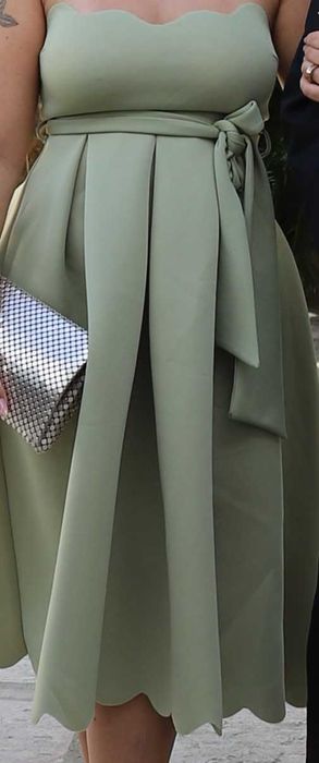 vestido cerimonia Verde agua, Asos, 36, M