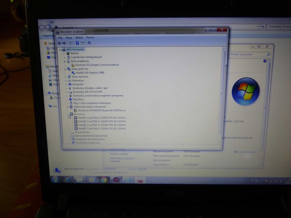 Laptop Fujitsu Lifebook P 701 i3 SSD 128GB