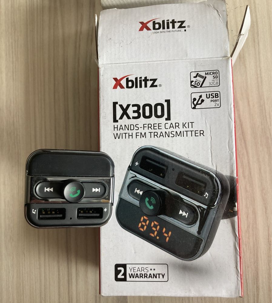Zestaw głośnomówiący z transmiterem FM Xblitz X300