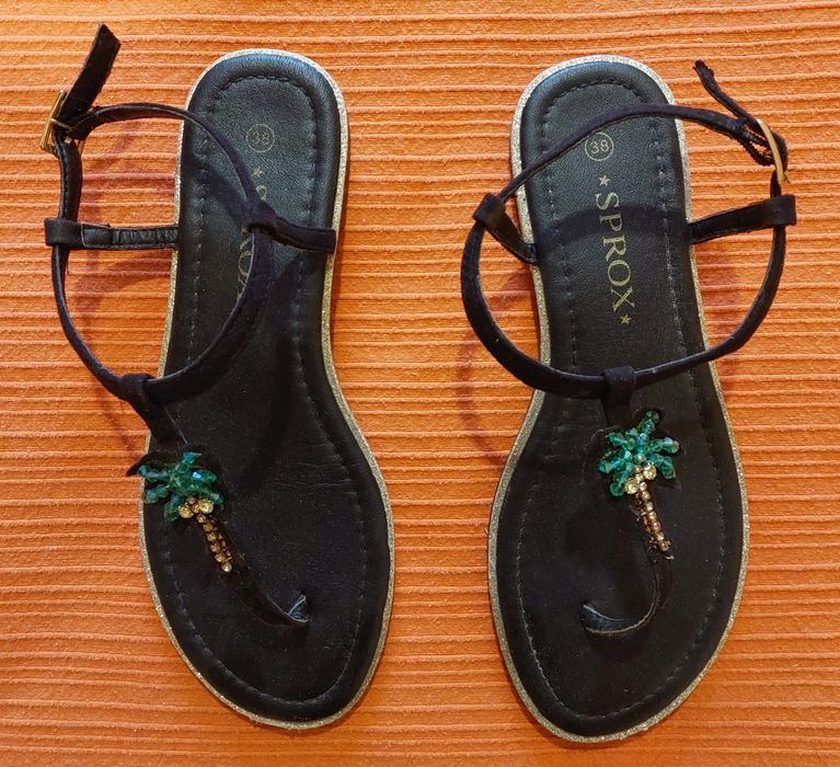 Sandálias Rasas, T38