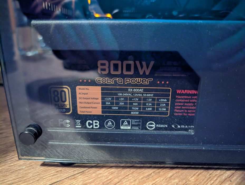 Ігровий комп'ютер - RX 6800 XT 16gb, Ryzen 5700g, 64gb ddr4, SSD 1 TB