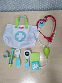 Набір лікаря Fisher price аптечка Medical Kit градусник набор доктора