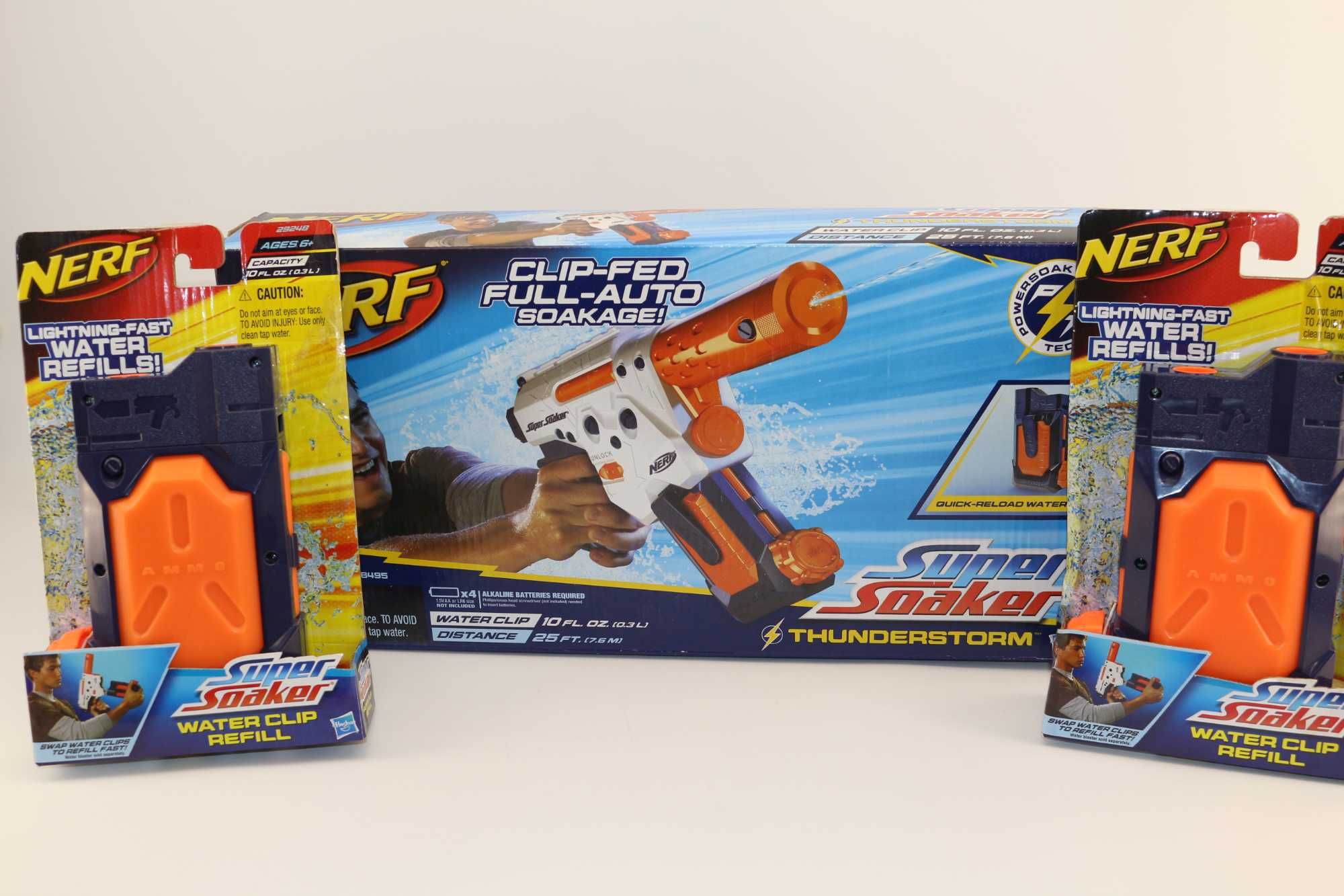 Водный Бластер NERF Super Soaker Thunderstorm + 2 обоймы