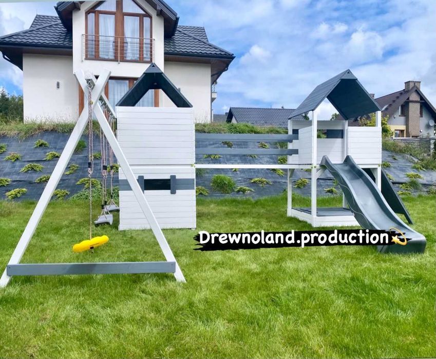 TOTALNA wyprzedaż posezonowa! Plac zabaw wykonany kompleksowo!