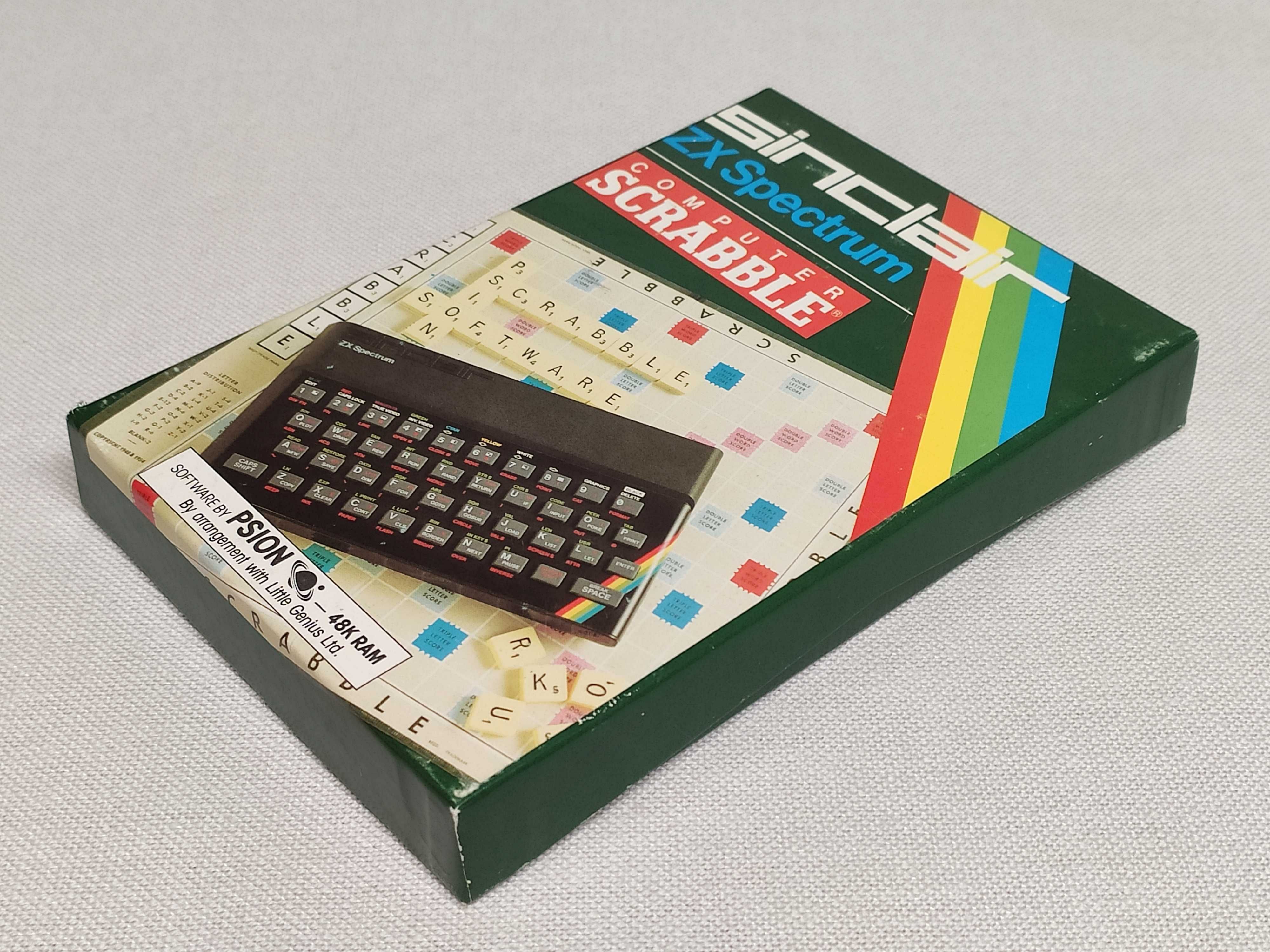 Program Scrabble dla ZX Spectrum Sinclair Box Retro