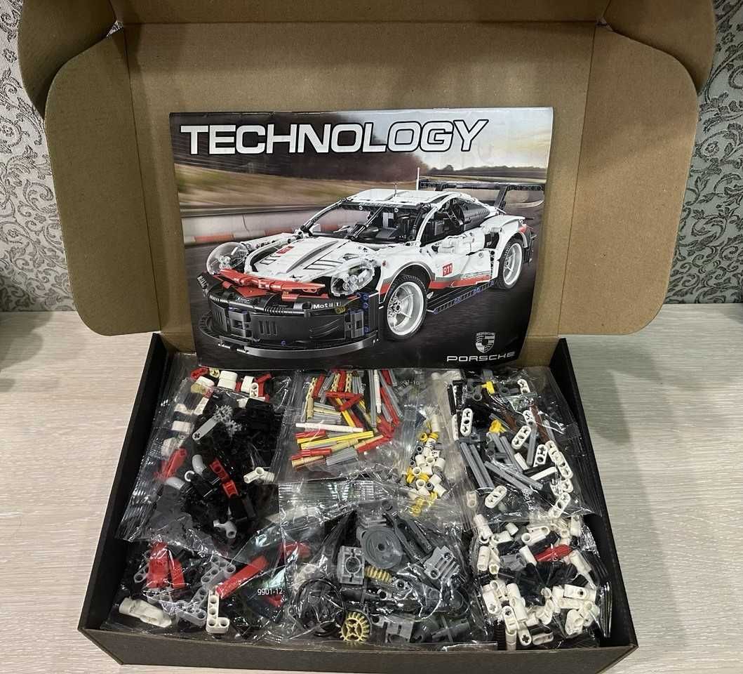 ‼️В КОРОБЦІ‼️Конструктор Porsche 911 RSR, LEGO Technic 42096 /двигуни