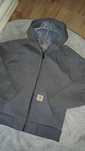 męska bluza z kapturem Carhartt car lux hooded thermo sweat s pianka