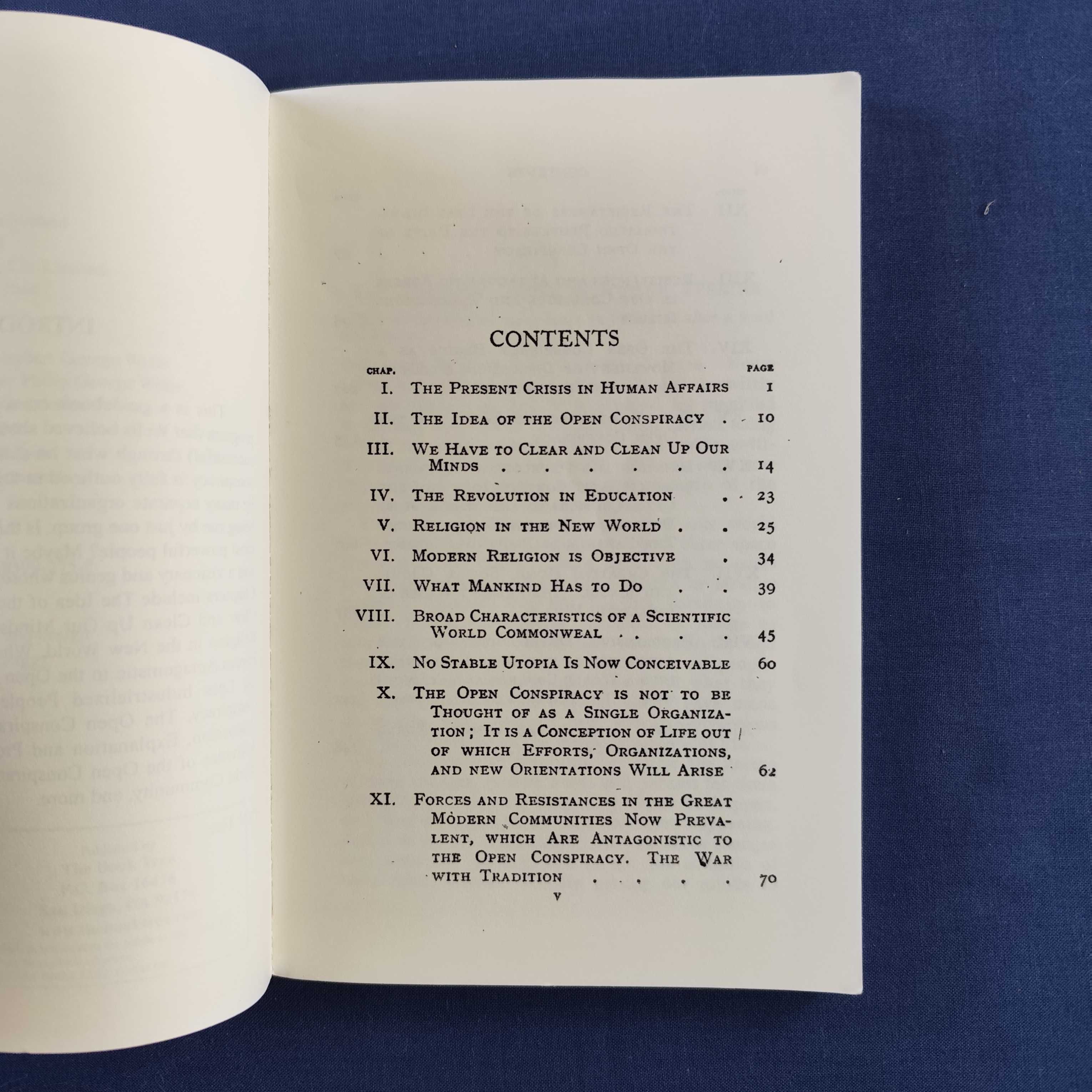 H. G. Wells - The Open Conspiracy