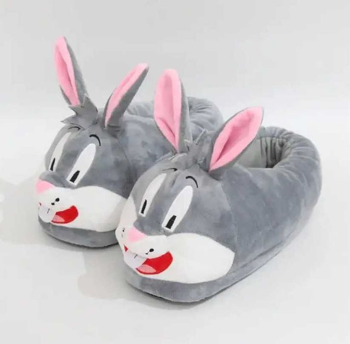 Домашні Плюшеві тапочки іграшки, тапки кігурумі Бакс Бані (35-43)