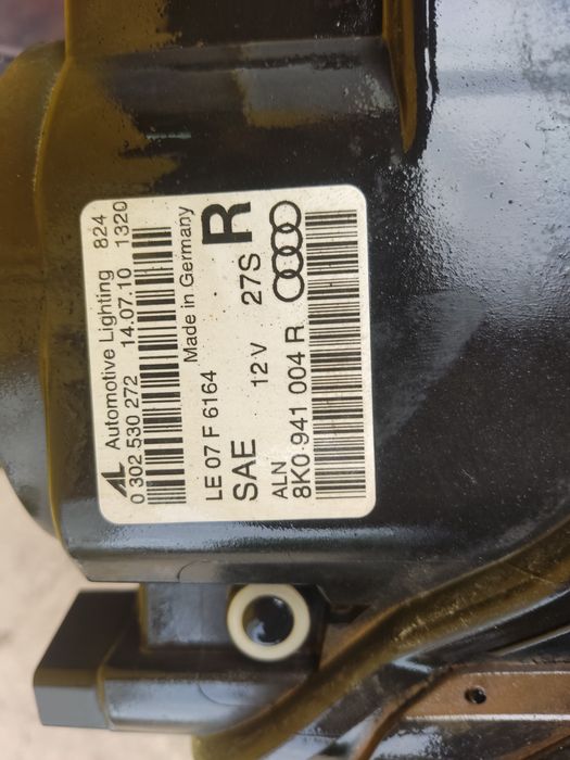 Oticas faróis  Audi A4 B8 2012