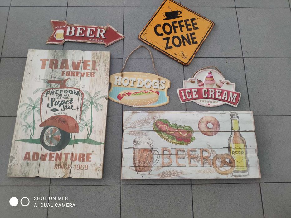 Vendo decoração café vintage