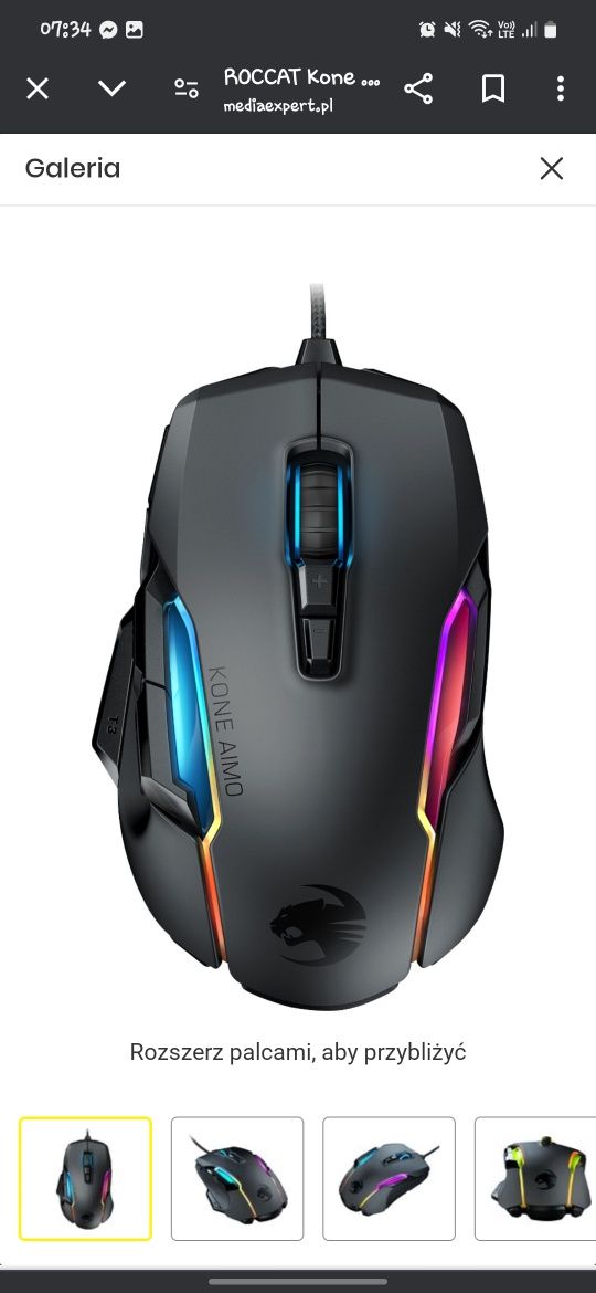 Myszka Roccat Kone Aimo