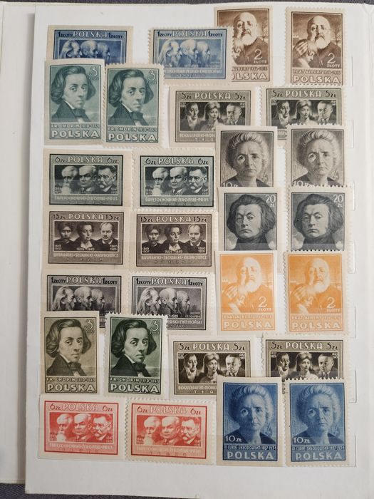 Stare Polskie znaczki 28 znaczków ze zdjęcia stan idealny 

Szybka wys