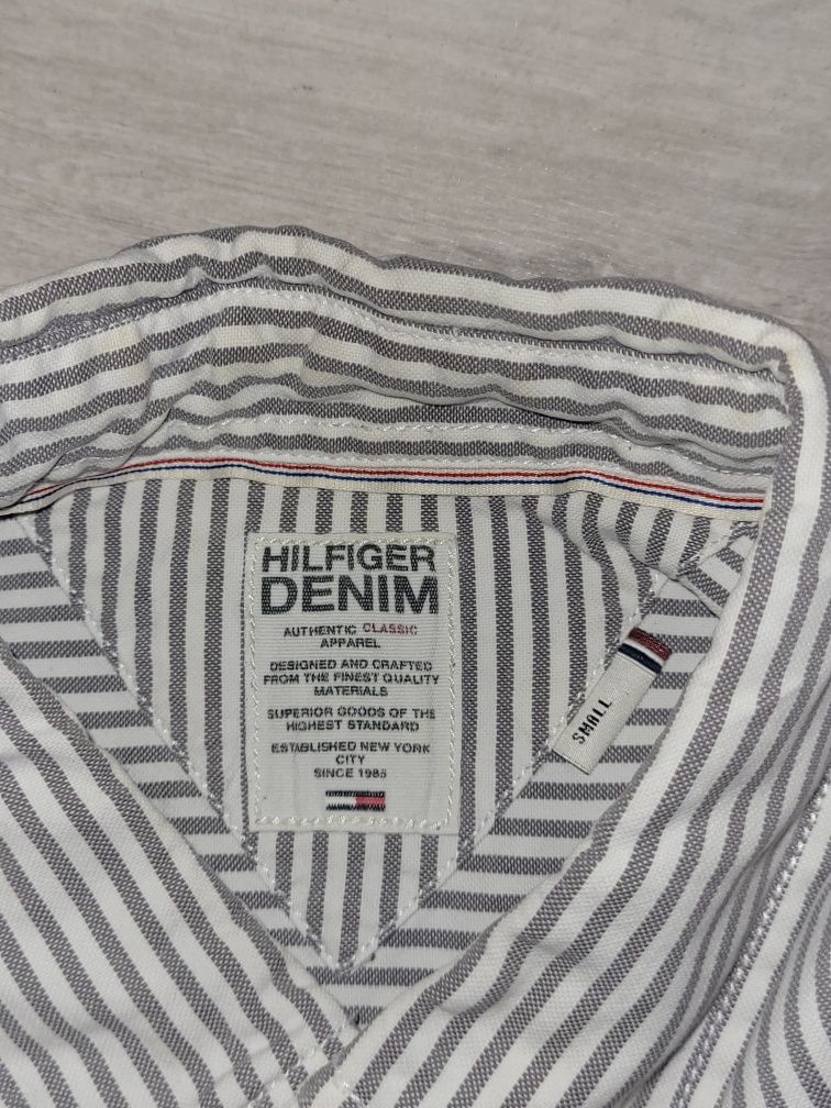 Tommy Hilfiger oryginalna koszula paski   S