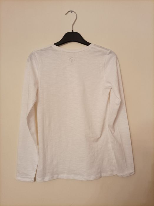 Biała bluzka dziewczęca bawełniana nowa 11-12 lat